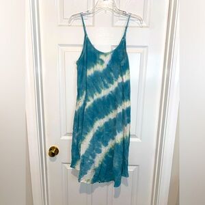 Knox Rose blue and white tie dyed sundress. Size XXL